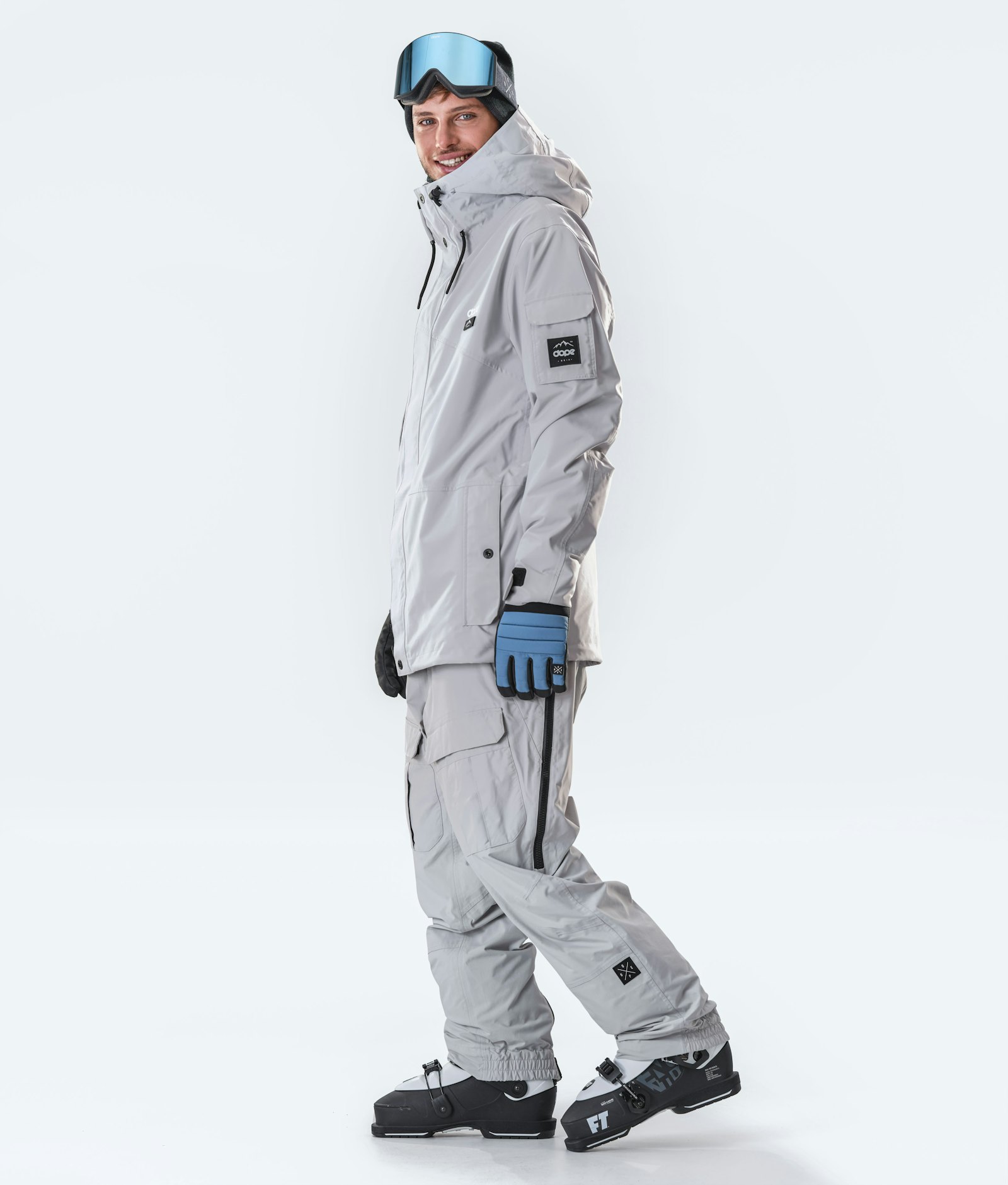 Adept 2020 Ski Jacket Men Light Grey