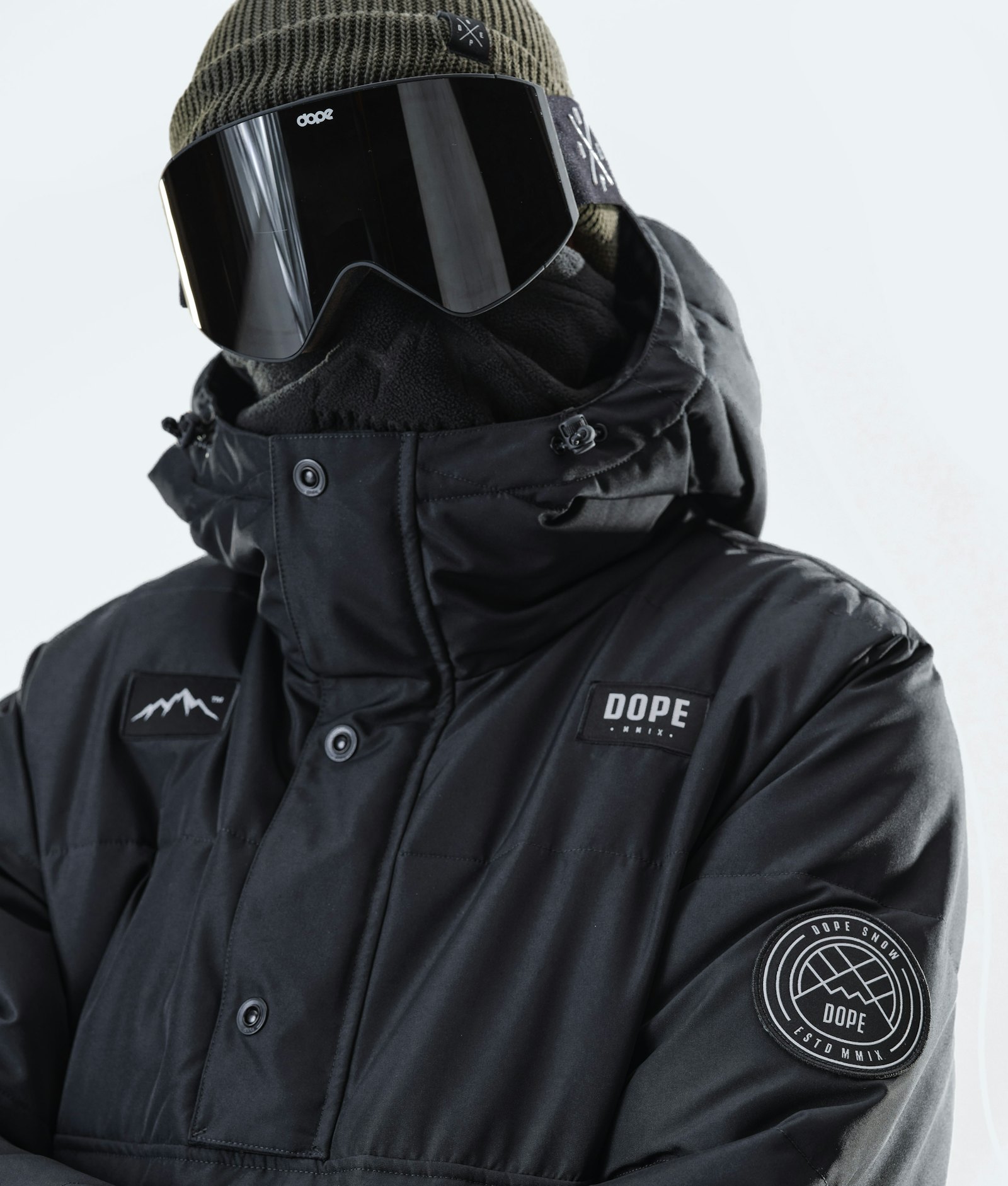 Dope Puffer 2020 Snowboard Jacket Men Black