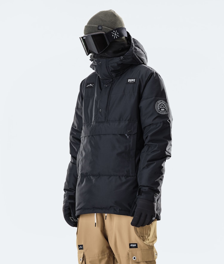 Puffer 2020 Snowboard Jacket Men Black, Image 4 of 9