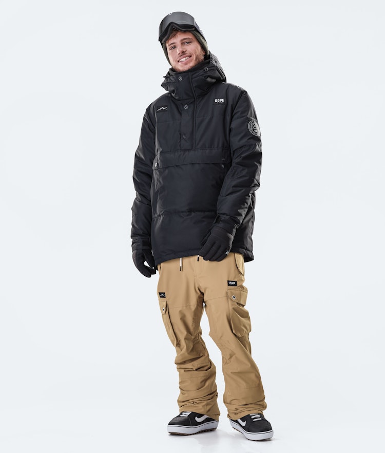 Puffer 2020 Snowboard Jacket Men Black
