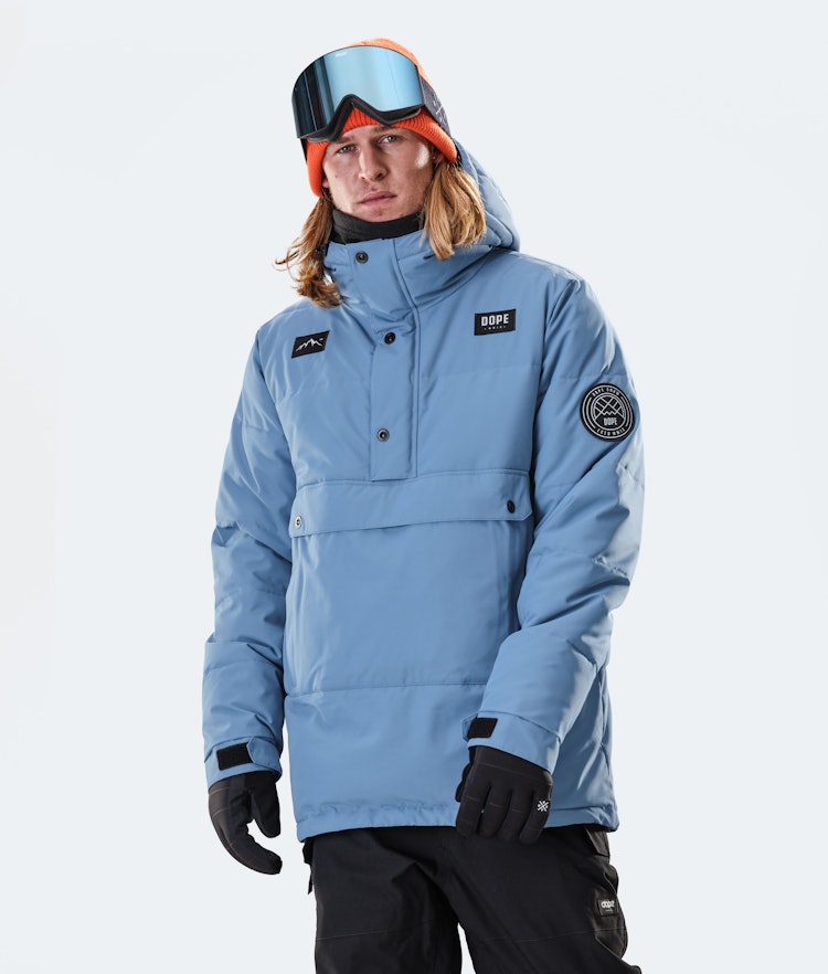 Puffer 2020 Snowboard Jacket Men Blue Steel, Image 3 of 8