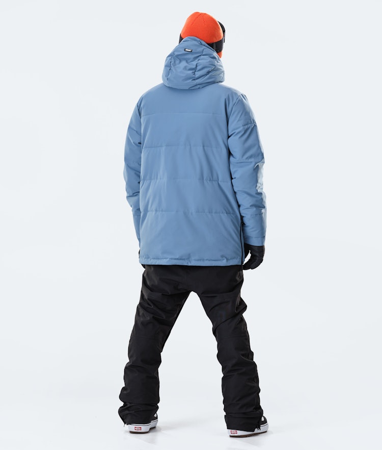 Dope Puffer 2020 Snowboard Jacket Men Blue Steel