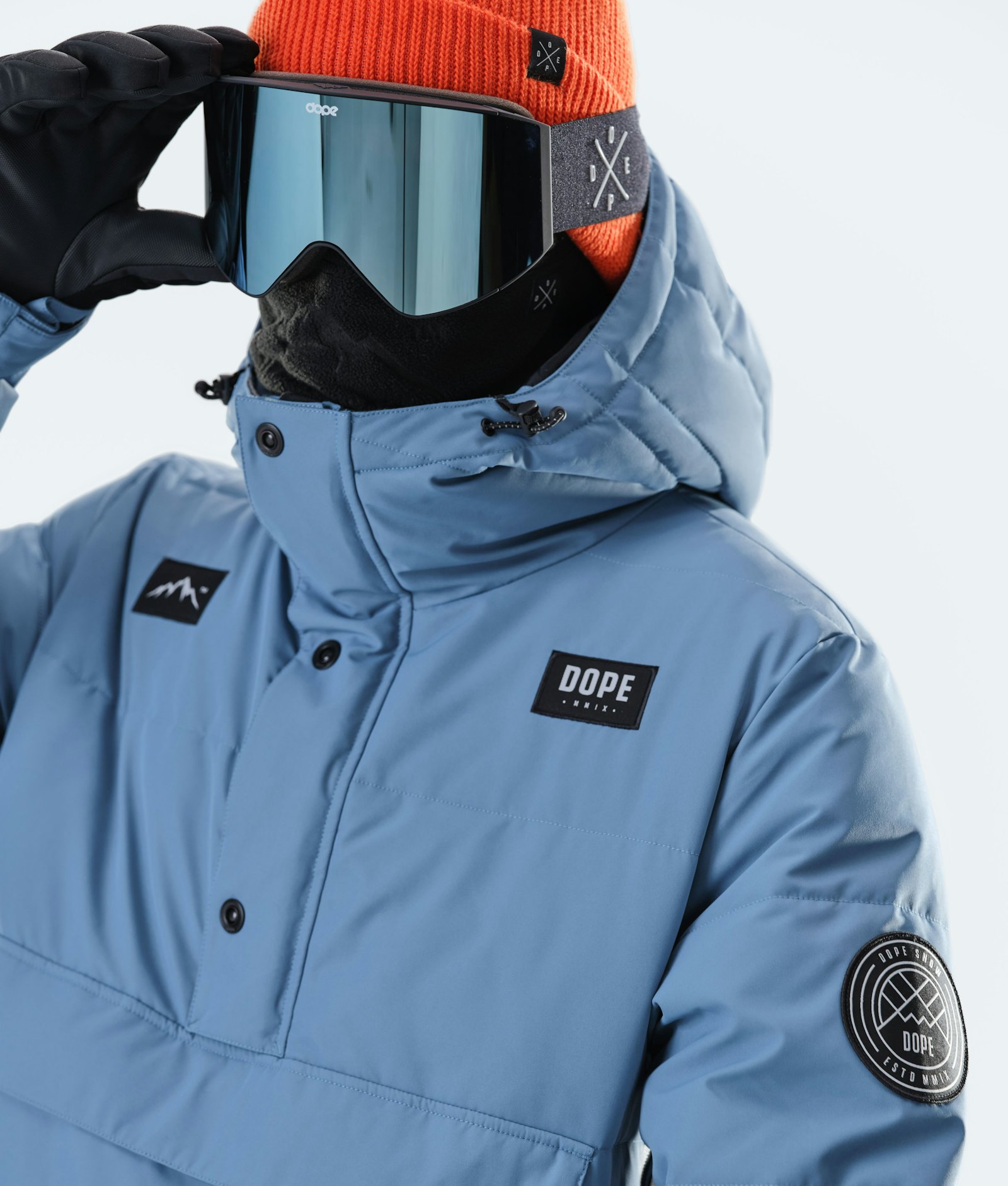 Dope Puffer 2020 Ski Jacket Men Blue Steel