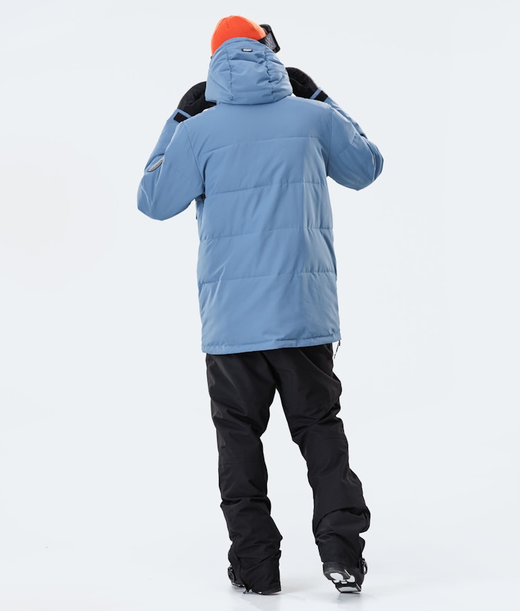 Puffer 2020 Ski Jacket Men Blue Steel, Image 8 of 8