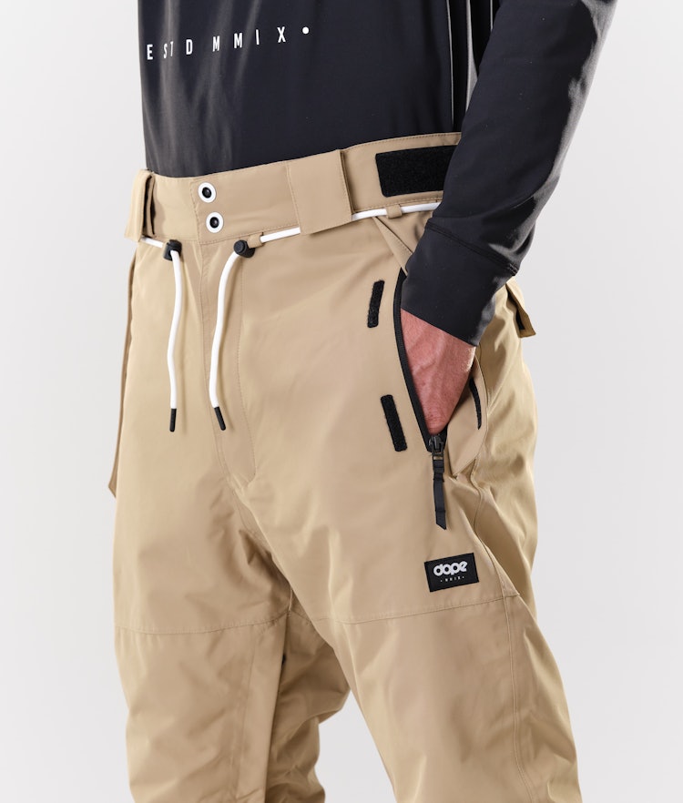 Dope Classic Snowboard Pants Men Khaki