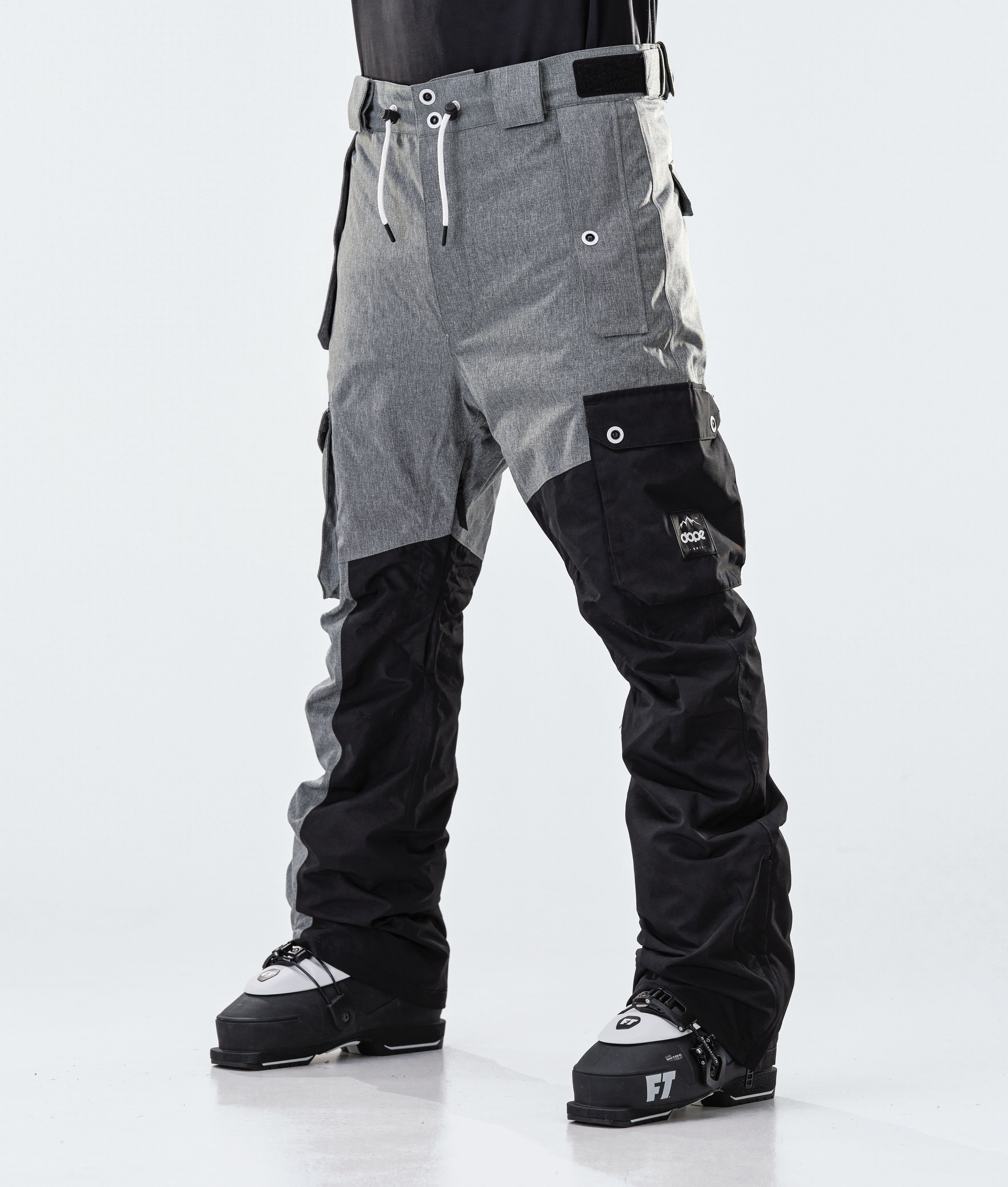 Dope Adept Ski Pants Grey Melange/Black