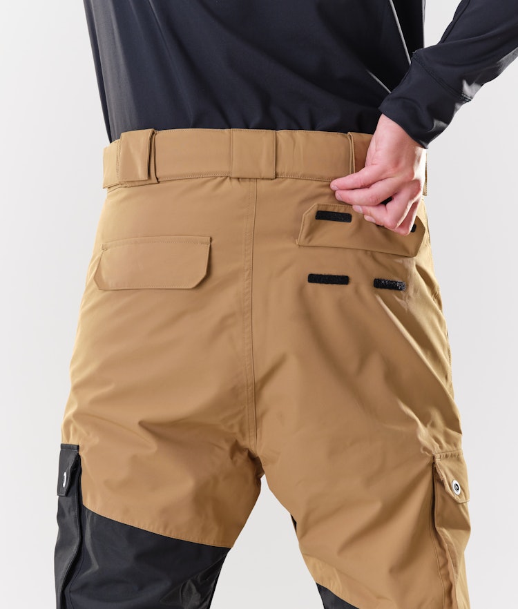 Adept 2020 Pantalon de Snowboard Homme Gold/Black, Image 6 sur 6