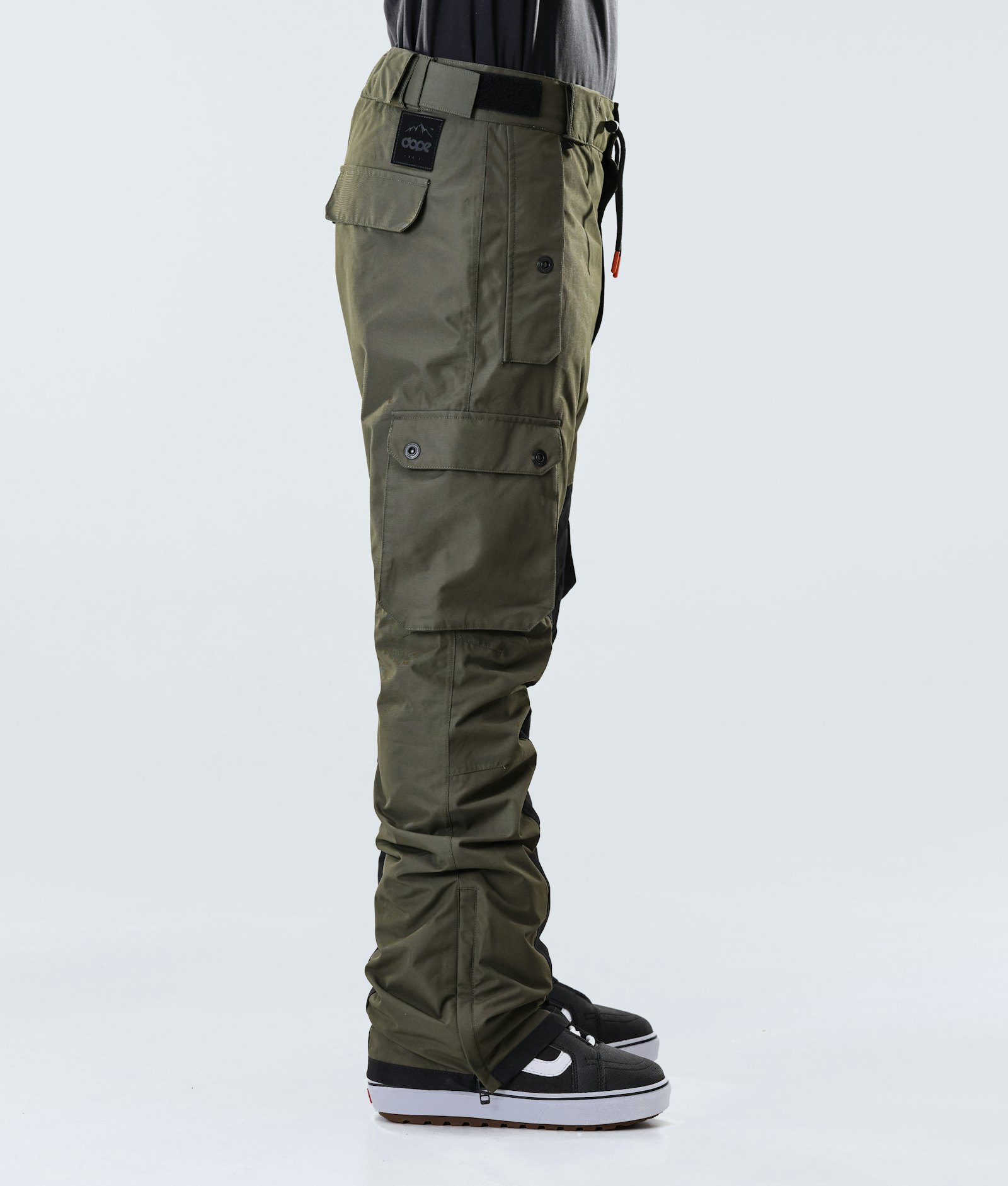 Dope Adept 2020 Spodnie Snowboardowe Mężczyźni Olive Green/Black