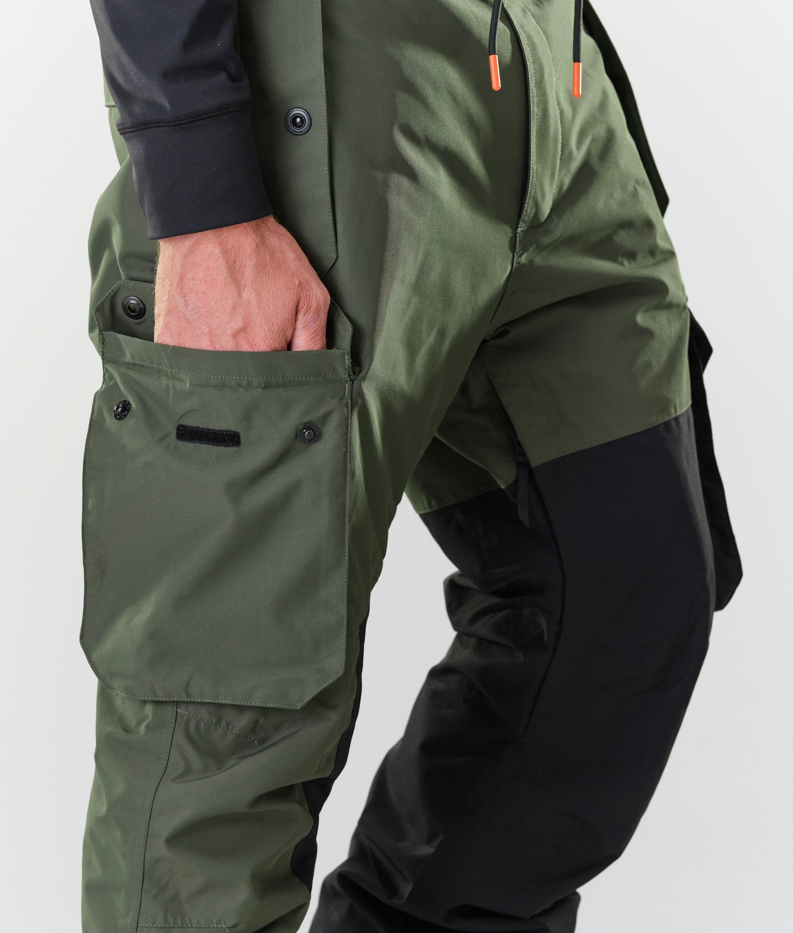 Dope Adept 2020 Spodnie Snowboardowe Mężczyźni Olive Green/Black