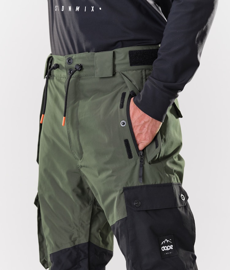 Dope Adept 2020 Pantalon de Ski Homme Olive Green/Black, Image 4 sur 6