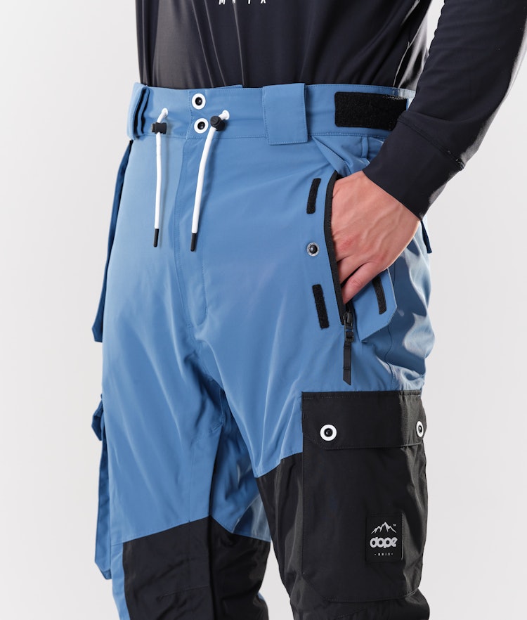 Dope Adept 2020 Spodnie Snowboardowe Mężczyźni Blue Steel/Black