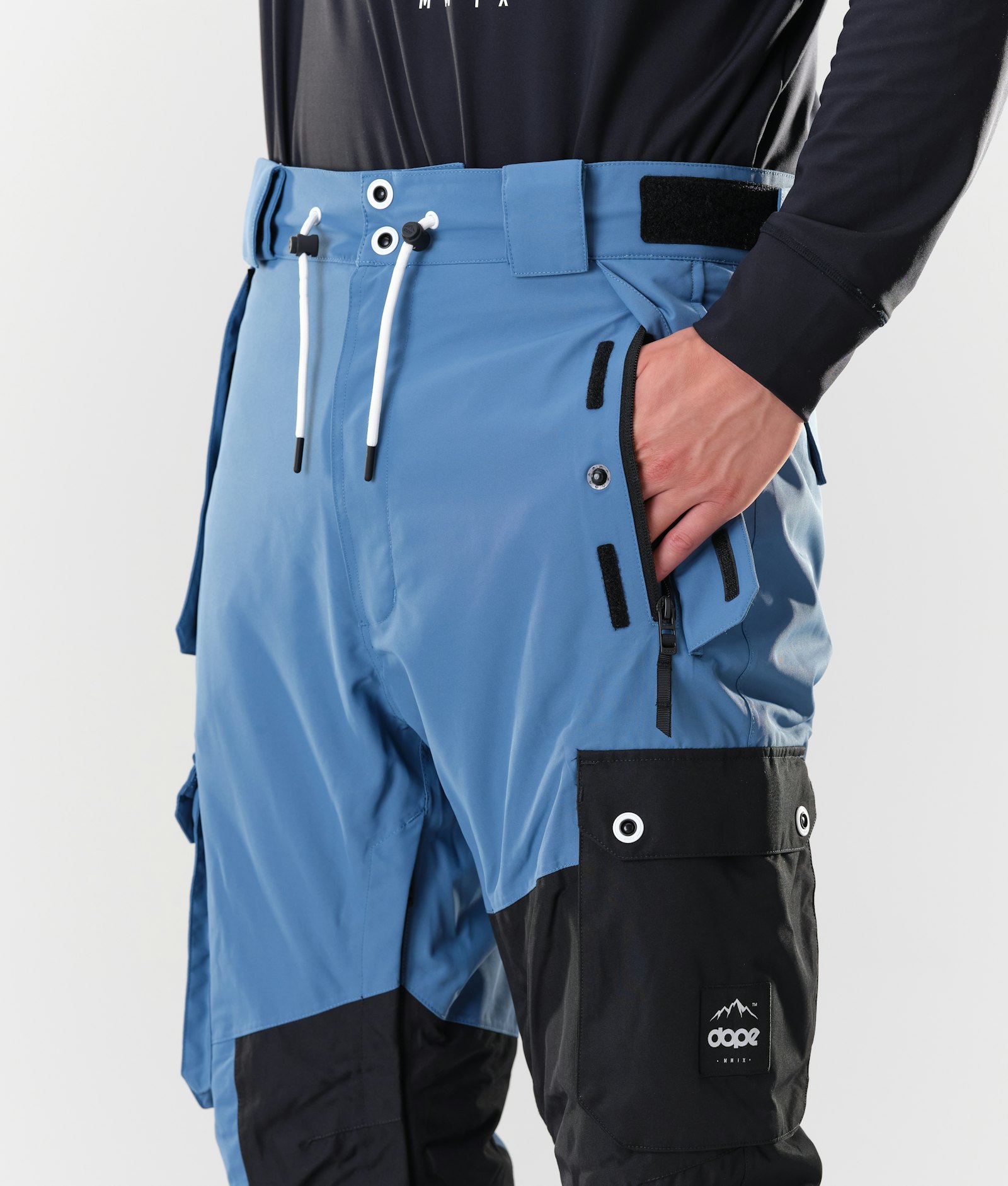 Dope Adept 2020 Pantaloni Snowboard Uomo Blue Steel/Black