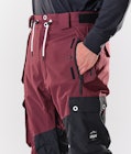 Dope Adept 2020 Kalhoty na Snowboard Pánské Burgundy/Black
