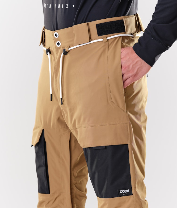 Poise Pantalon de Ski Homme Gold/Black, Image 4 sur 6