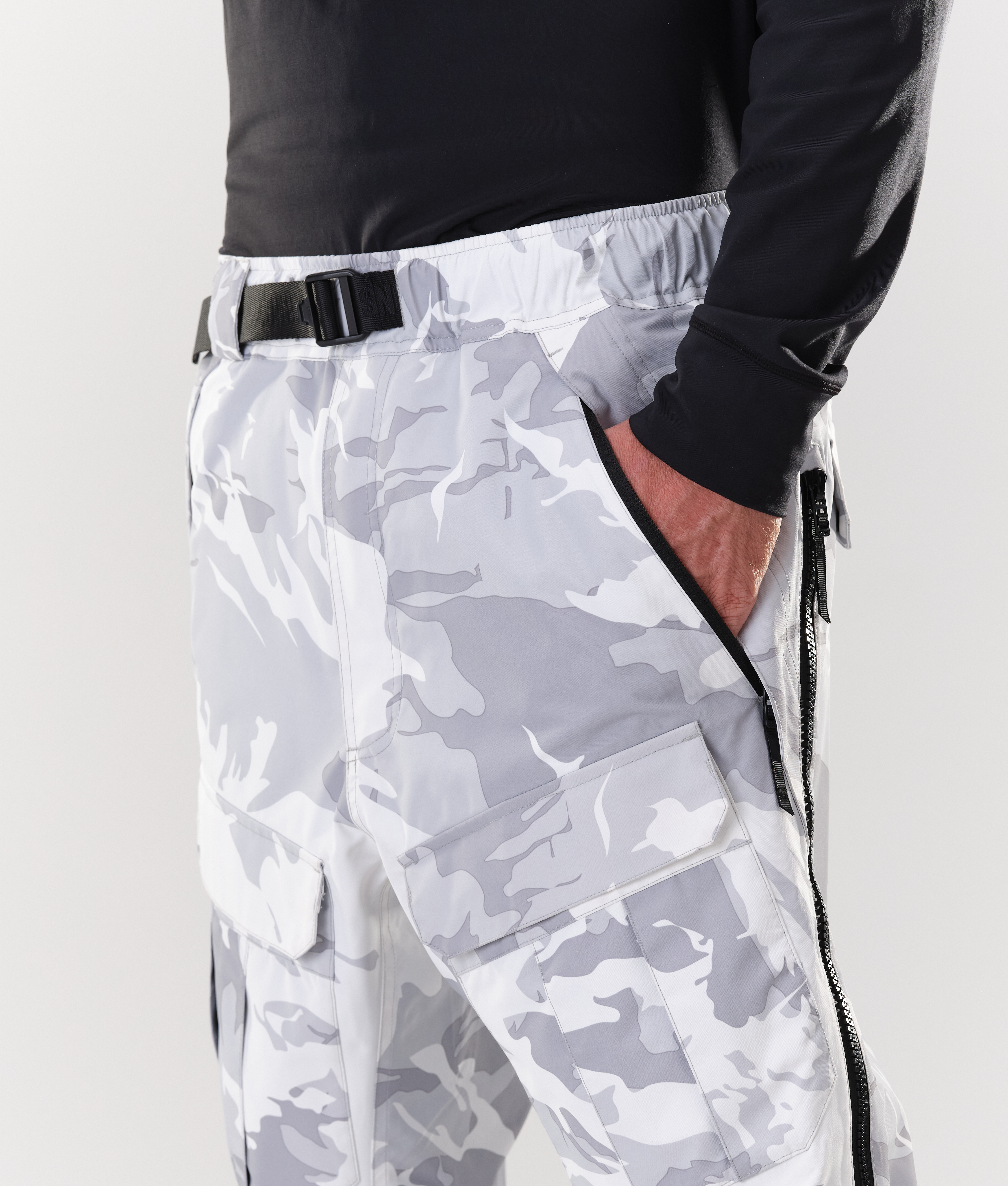 Dope Antek 2020 Pantalones Snowboard Hombre Tucks Camo Blanco