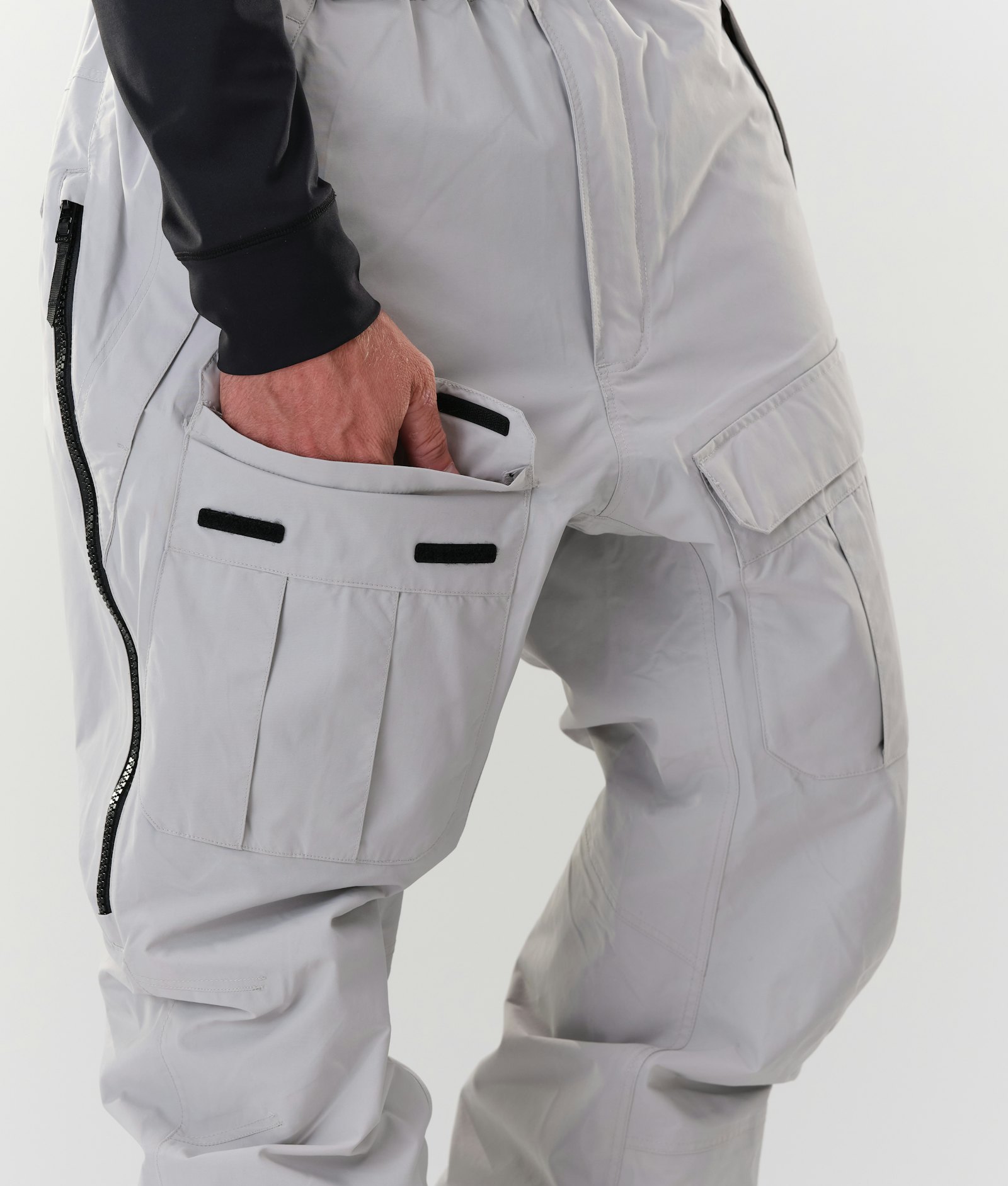 Antek 2020 Spodnie Snowboardowe Mężczyźni Light Grey