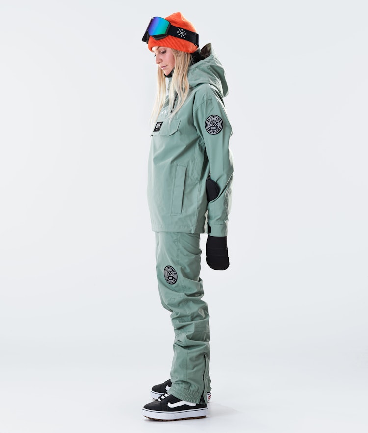 Dope Blizzard W 2020 Snowboard Jacket Women Faded Green