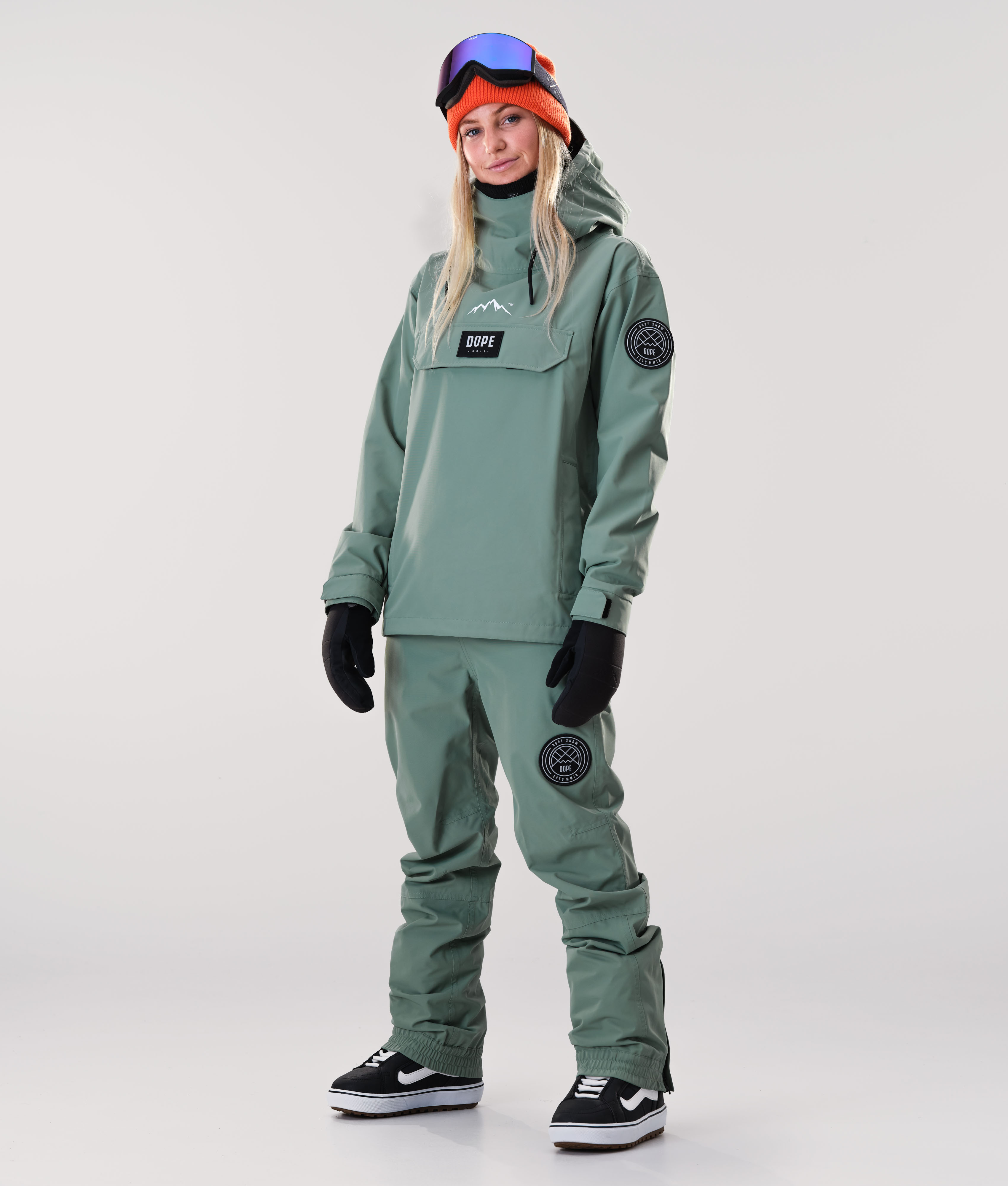 Dope Blizzard PO W Snowboardjakke Faded Green Ridestore.no Dope Blizzard PO Snowboardjakke Faded Green Ridestore.no