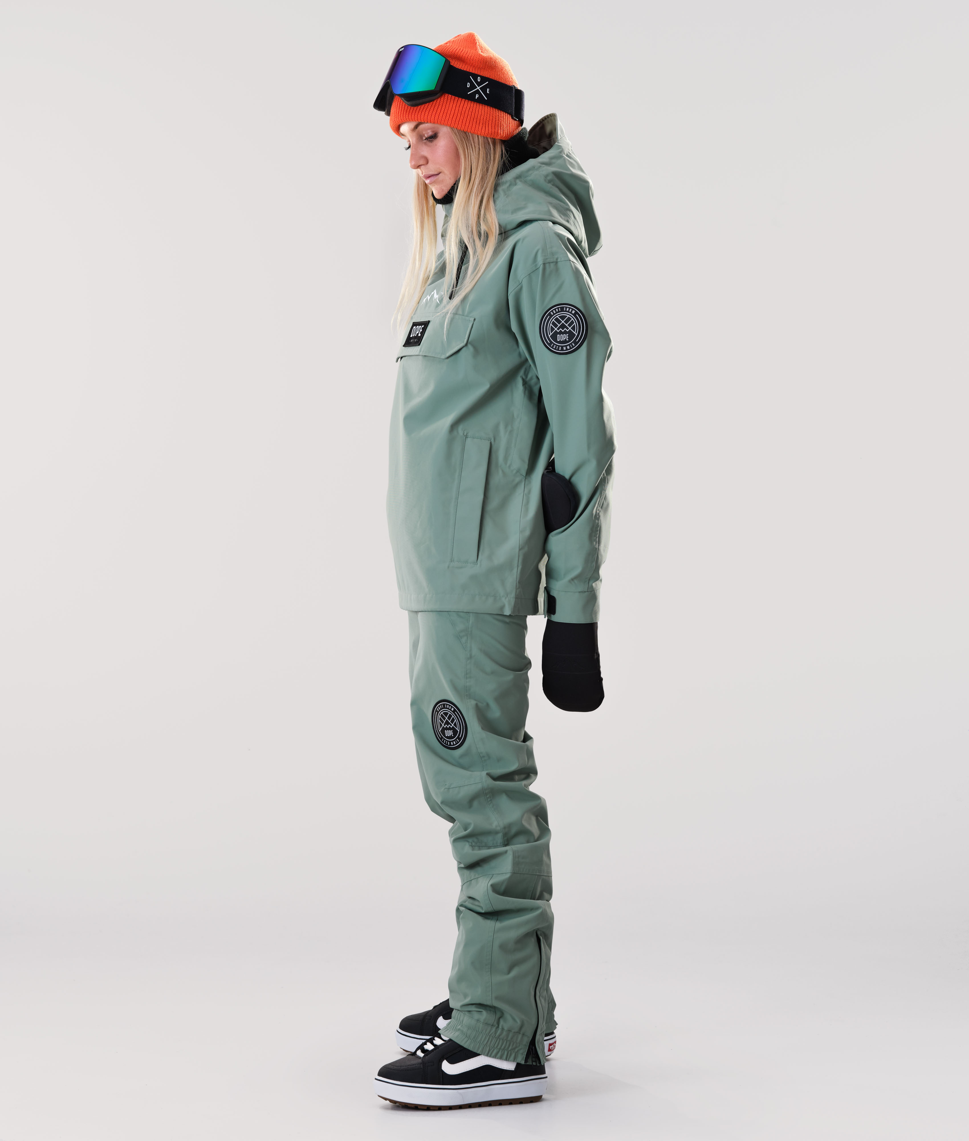 Dope Blizzard PO W Snowboardjakke Faded Green Ridestore.no Dope Blizzard PO Snowboardjakke Faded Green Ridestore.no