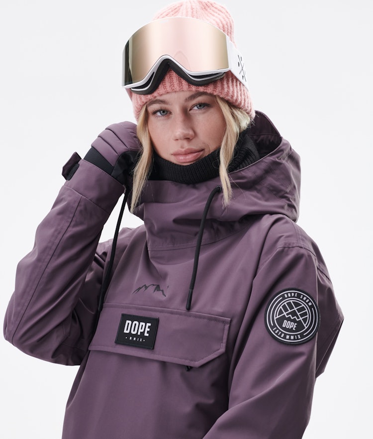 Dope Blizzard W 2020 Snowboardjakke Dame Faded Grape