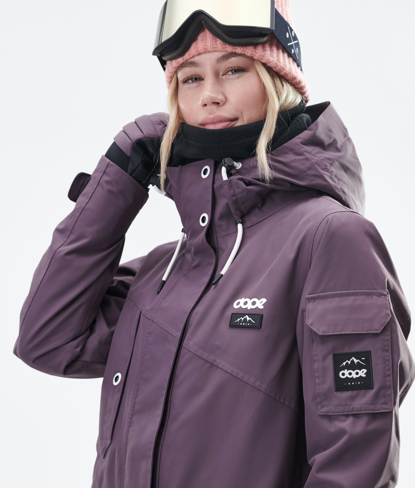 Dope Adept W 2020 Snowboard Jacket Women Faded Grape