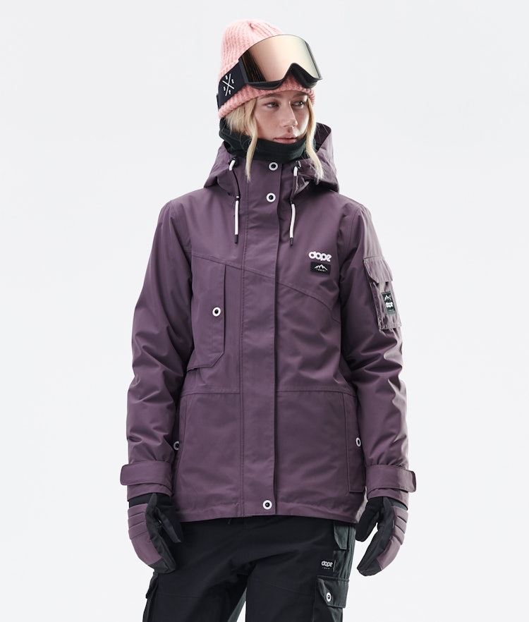 Adept W 2020 Snowboard Jacket Women Faded Grape, Image 4 of 9
