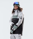 Dope Akin W 2020 Kurtka Snowboardowa Kobiety Light Grey/Faded Green/Black