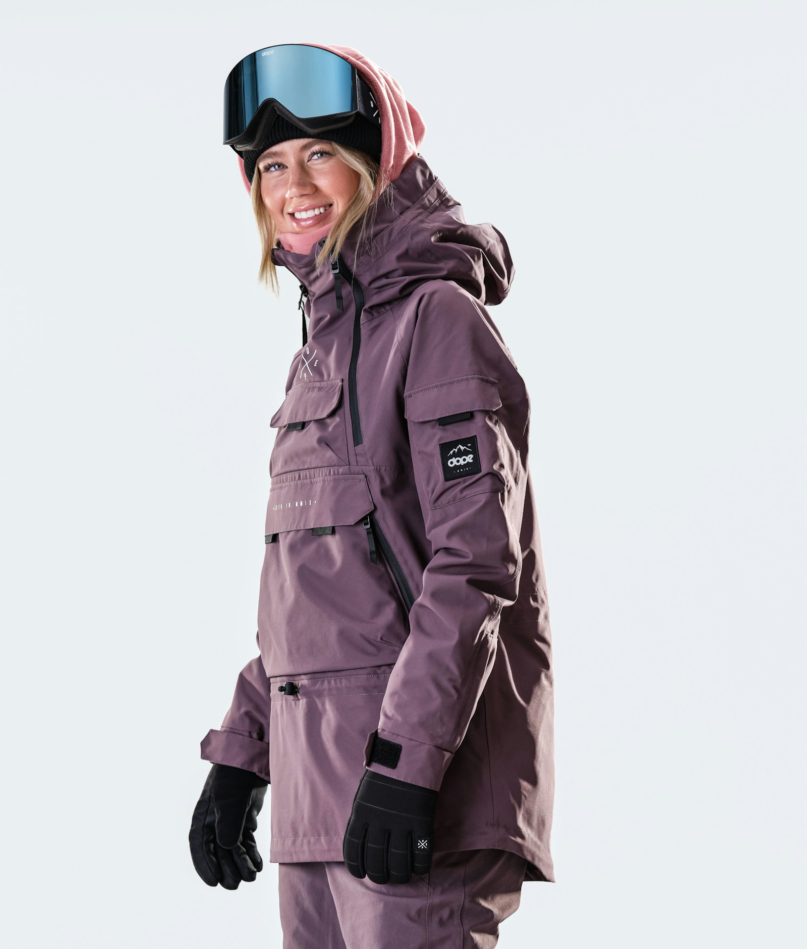 Dope Akin W 2020 Snowboardjakke Dame Faded Grape
