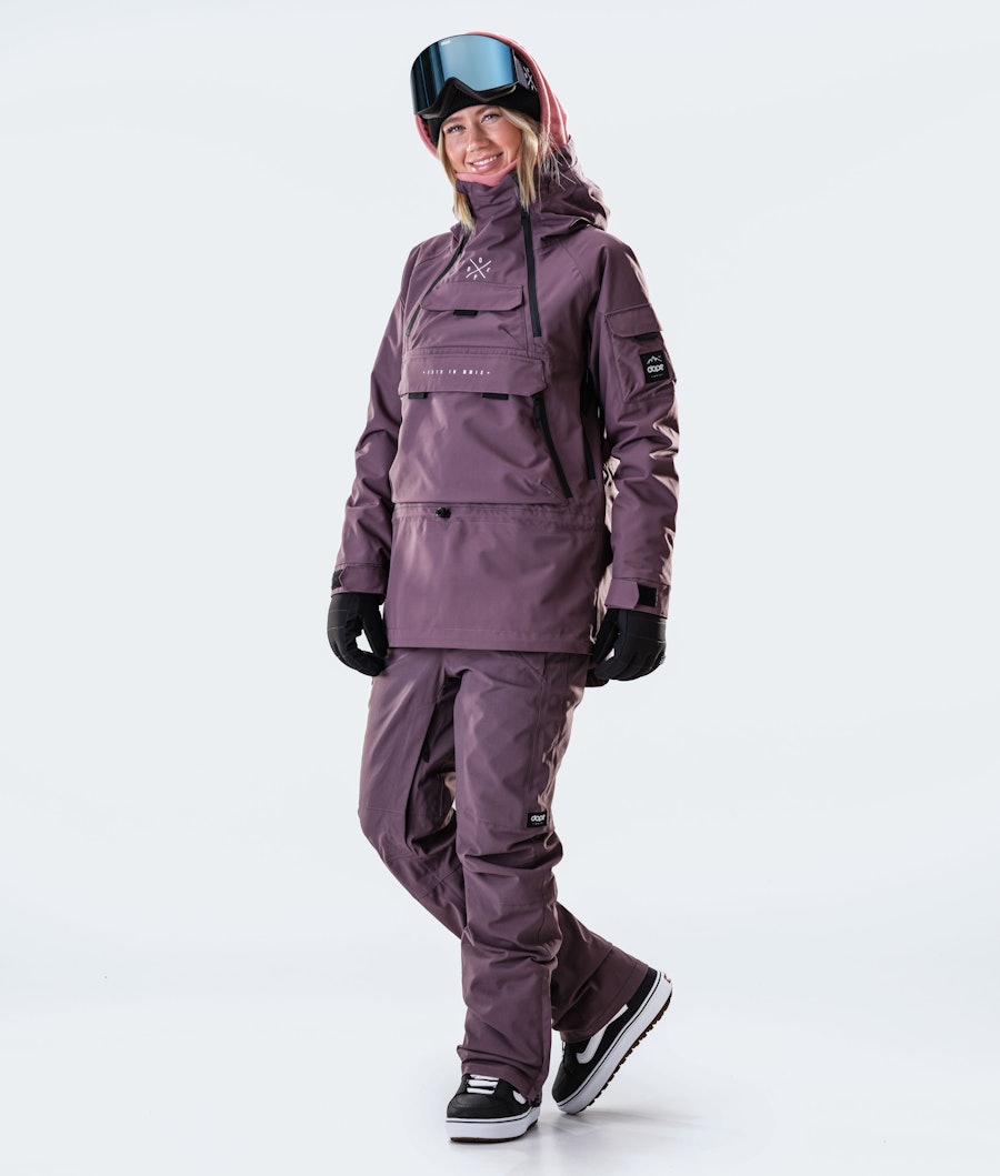 Akin W 2020 Snowboard Jacket Women Faded Grape Renewed