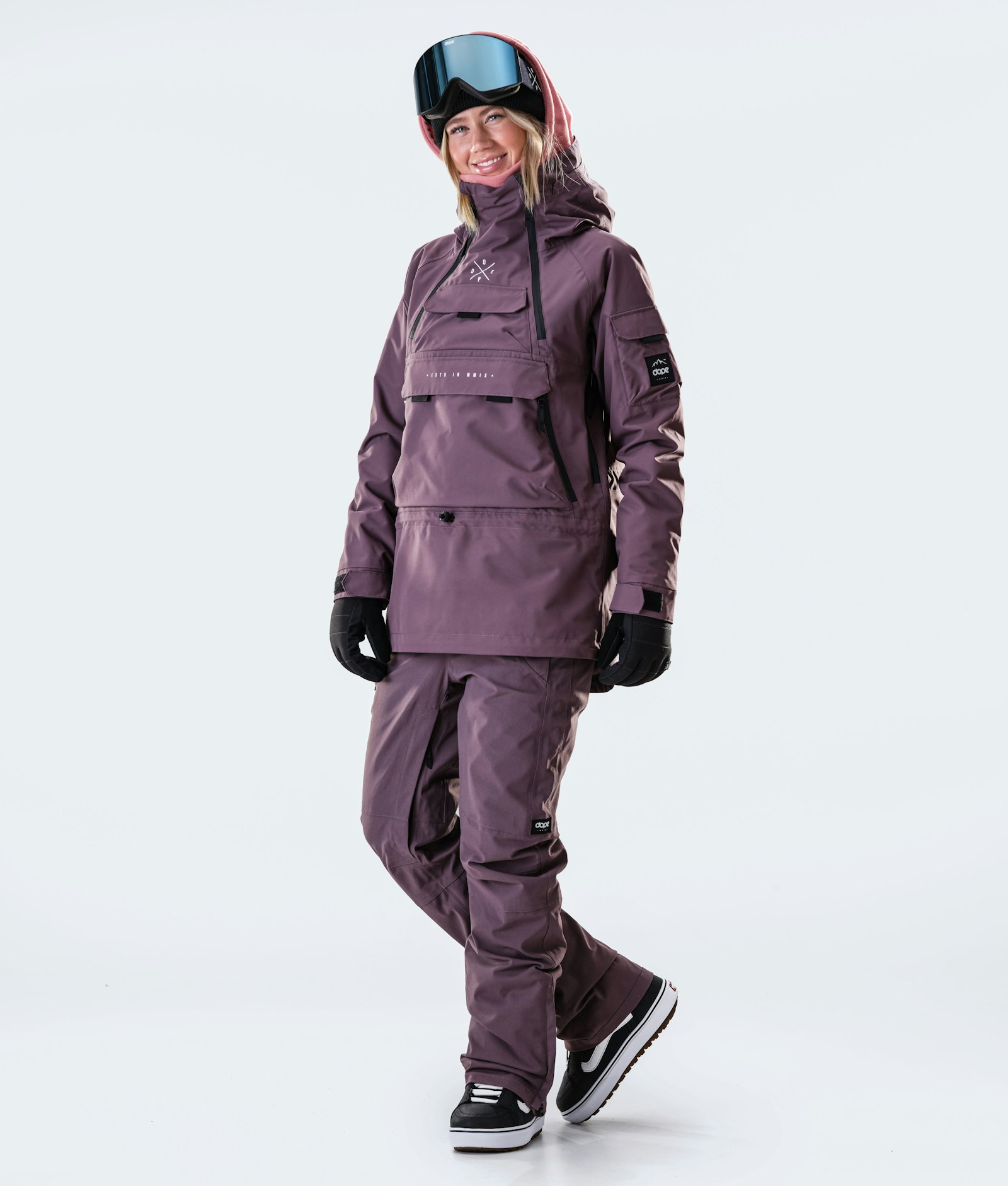 Dope Akin W 2020 Veste Snowboard Femme Faded Grape