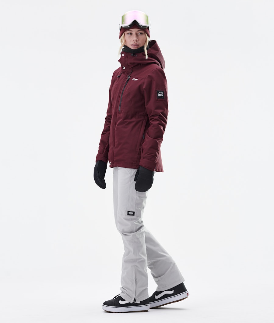 Dope Divine W Women's Snowboard Jacket Burgundy