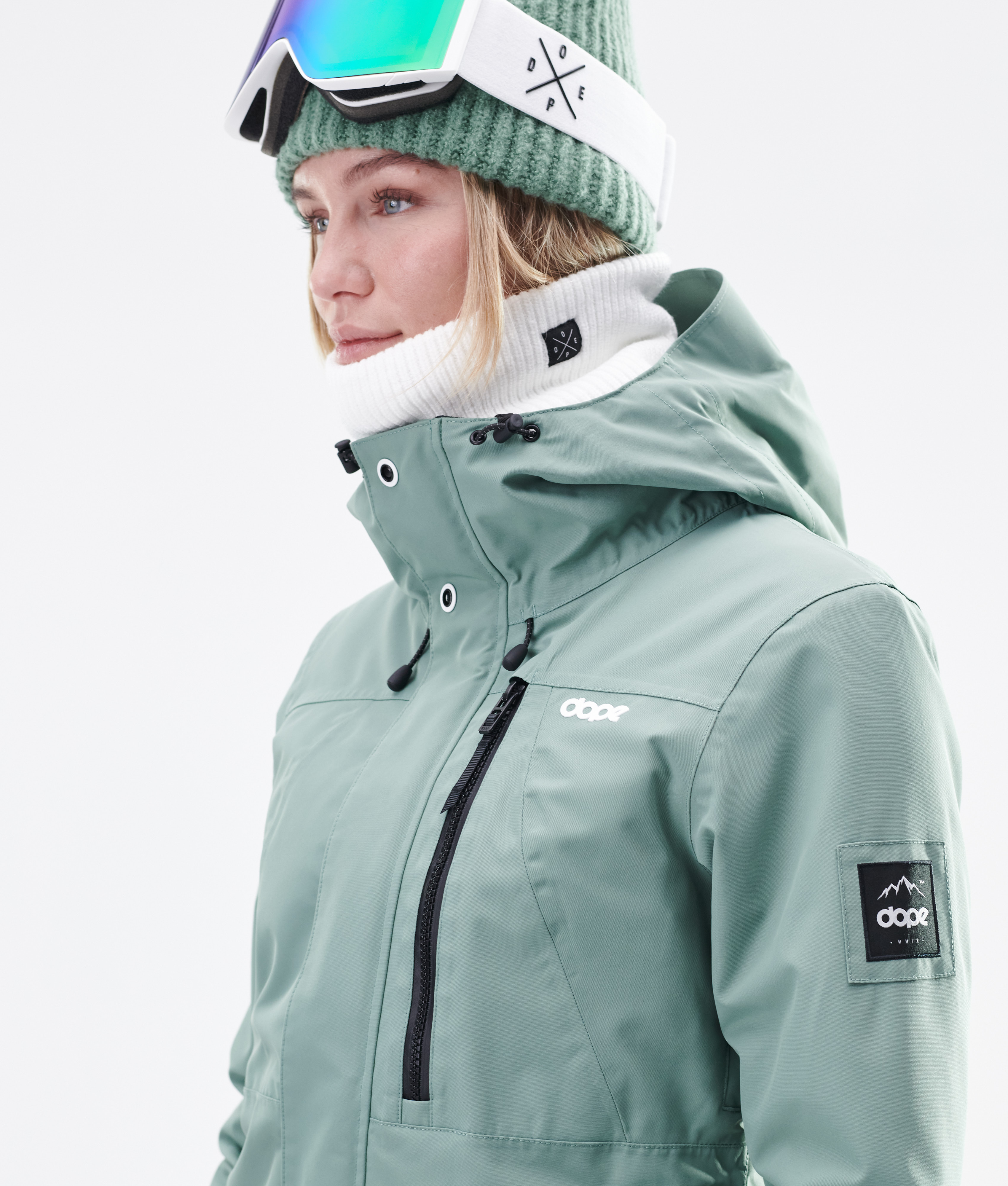 Mint green snowboard online jacket