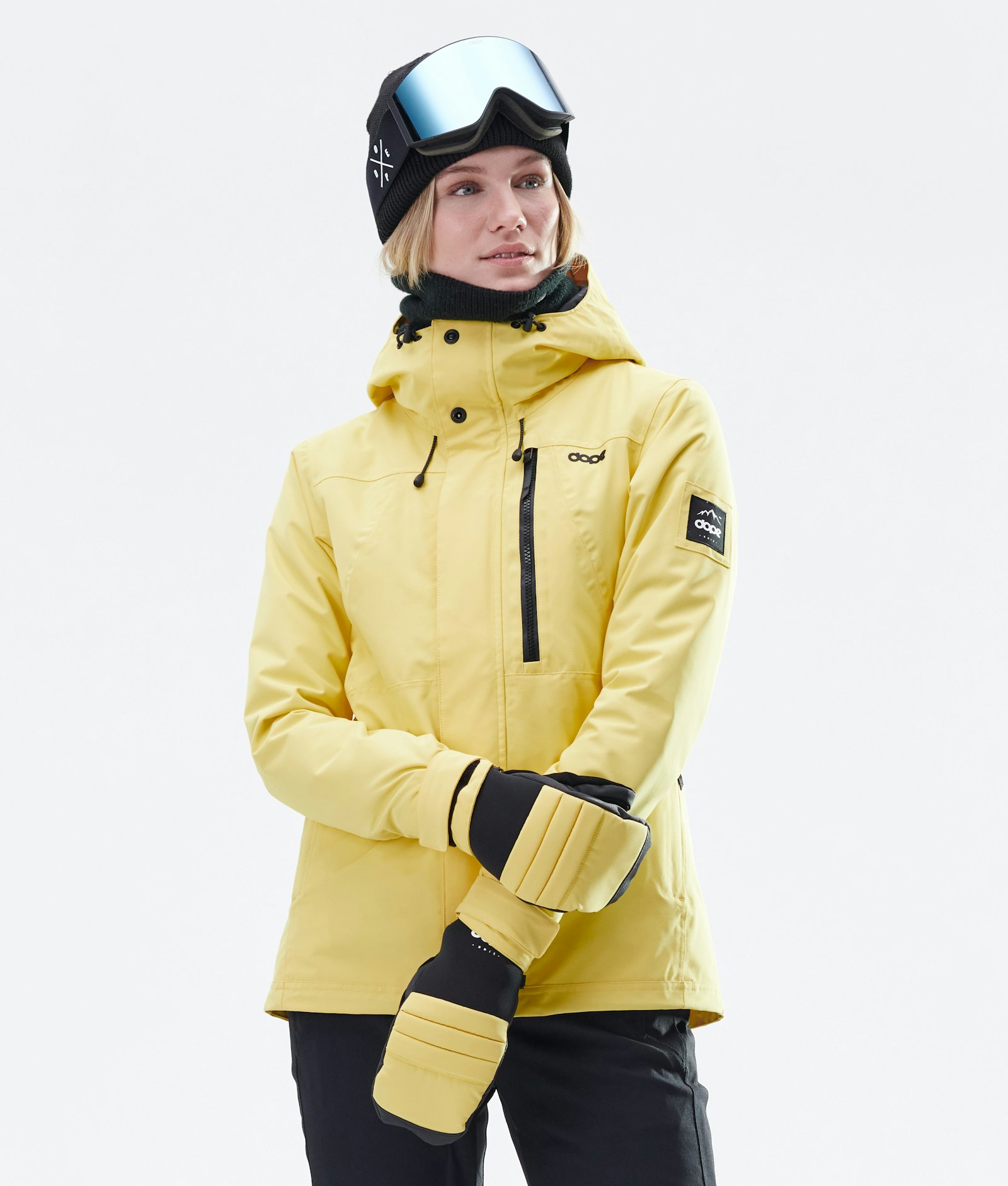Divine W Snowboardjakke Dame Faded Yellow
