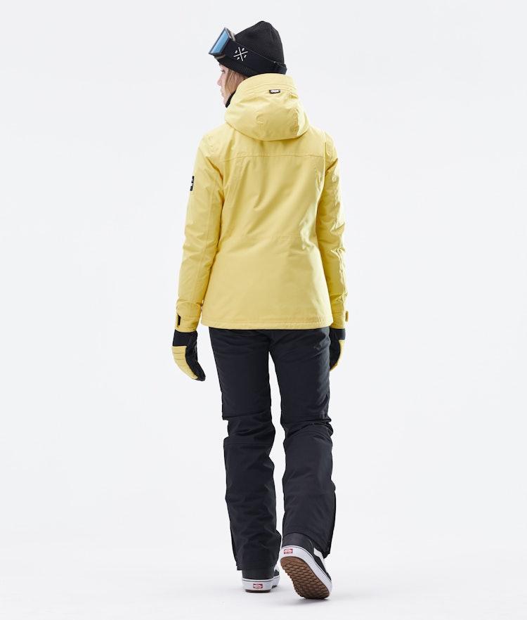 Divine W Snowboard Jacket Women Faded Yellow, Image 9 of 9