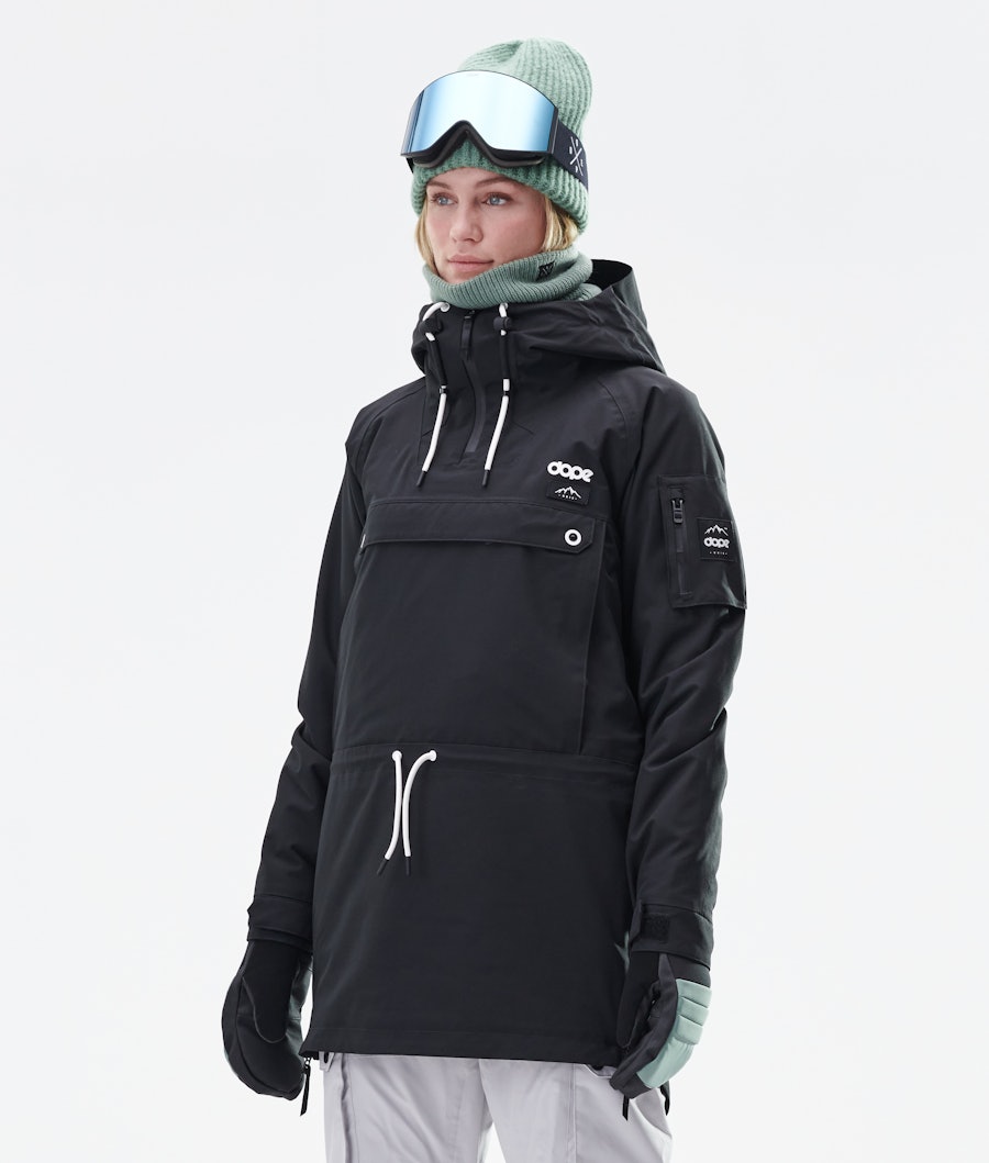 Dope Annok Long Snowboard Jacket Black