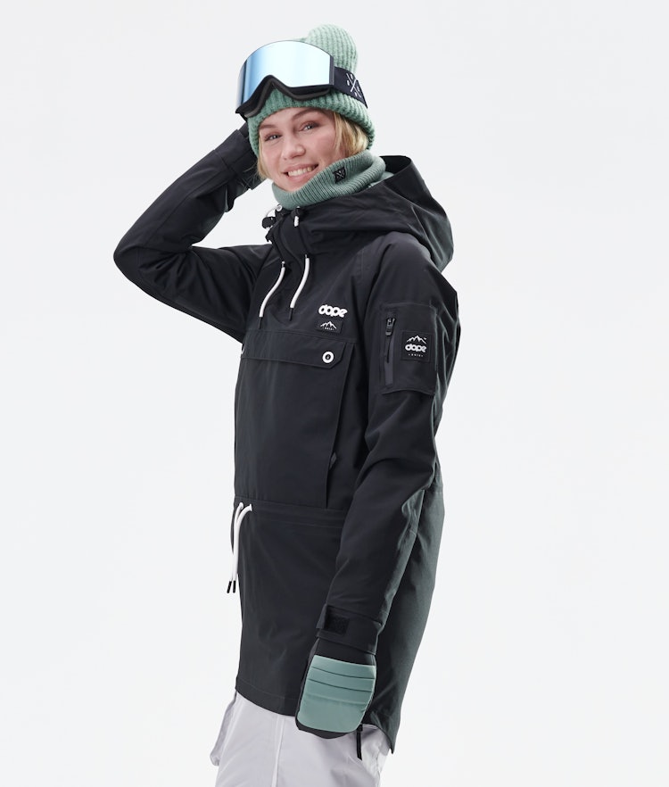 Annok Long W Veste Snowboard Femme Black, Image 6 sur 10