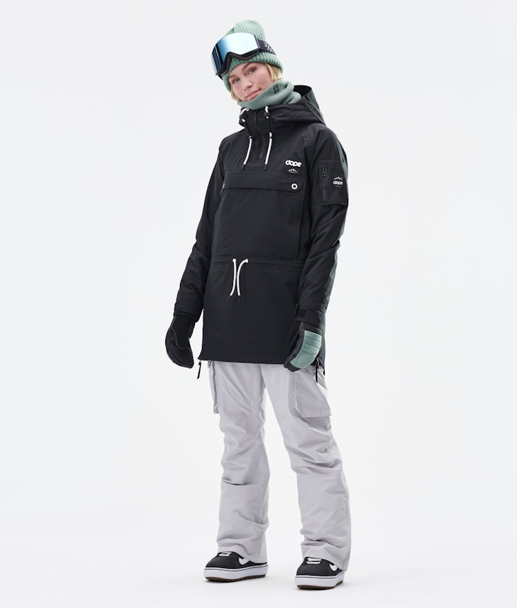 Annok Long W Snowboard Jacket Women Black, Image 8 of 10