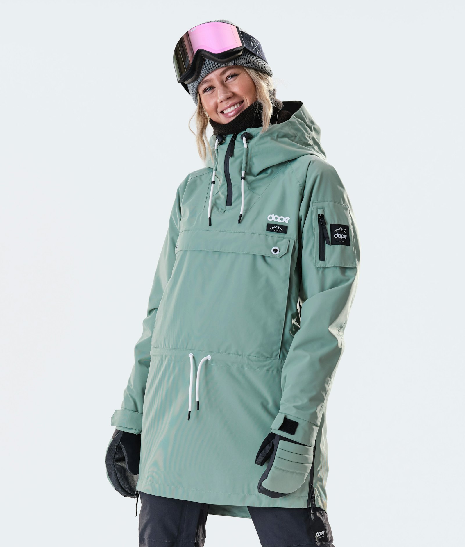 Annok Long W Snowboard jas Dames Faded Green