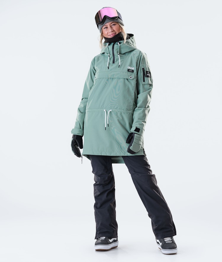 Annok Long W Snowboard Jacket Women Faded Green, Image 5 of 7