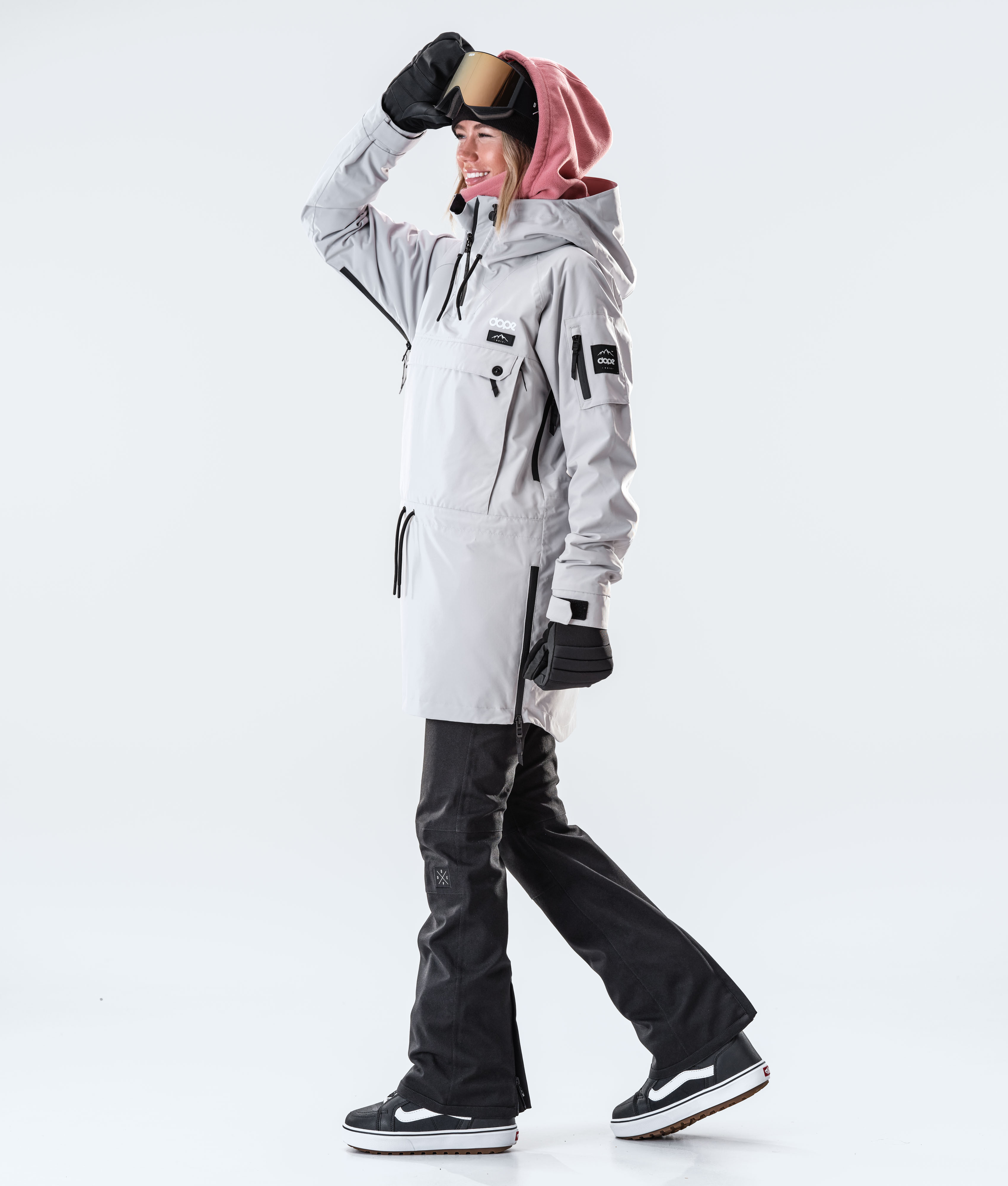 Annok Long Snowboard Jacket Light Grey