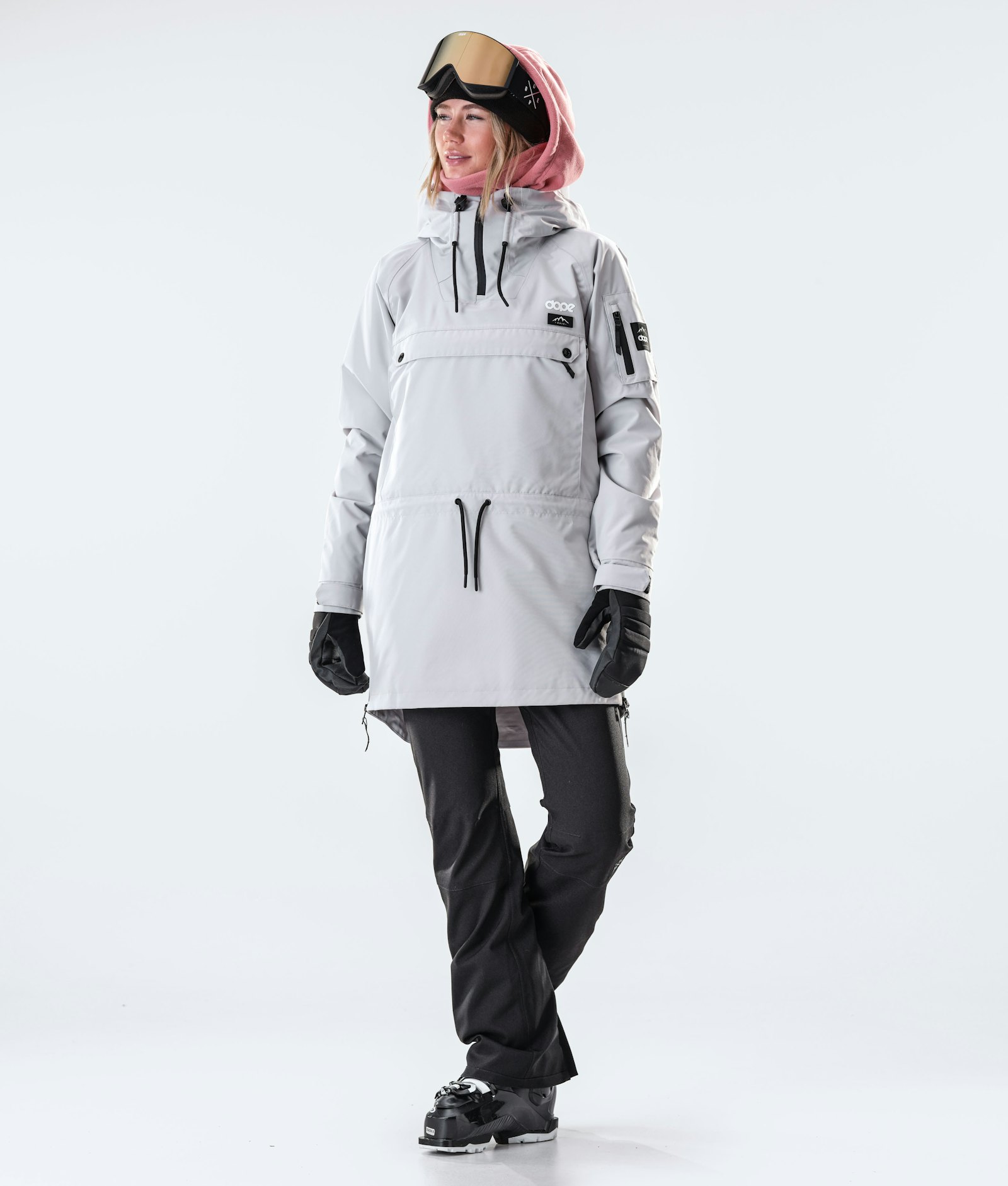 Dope Annok Long W Ski Jacket Women Light Grey