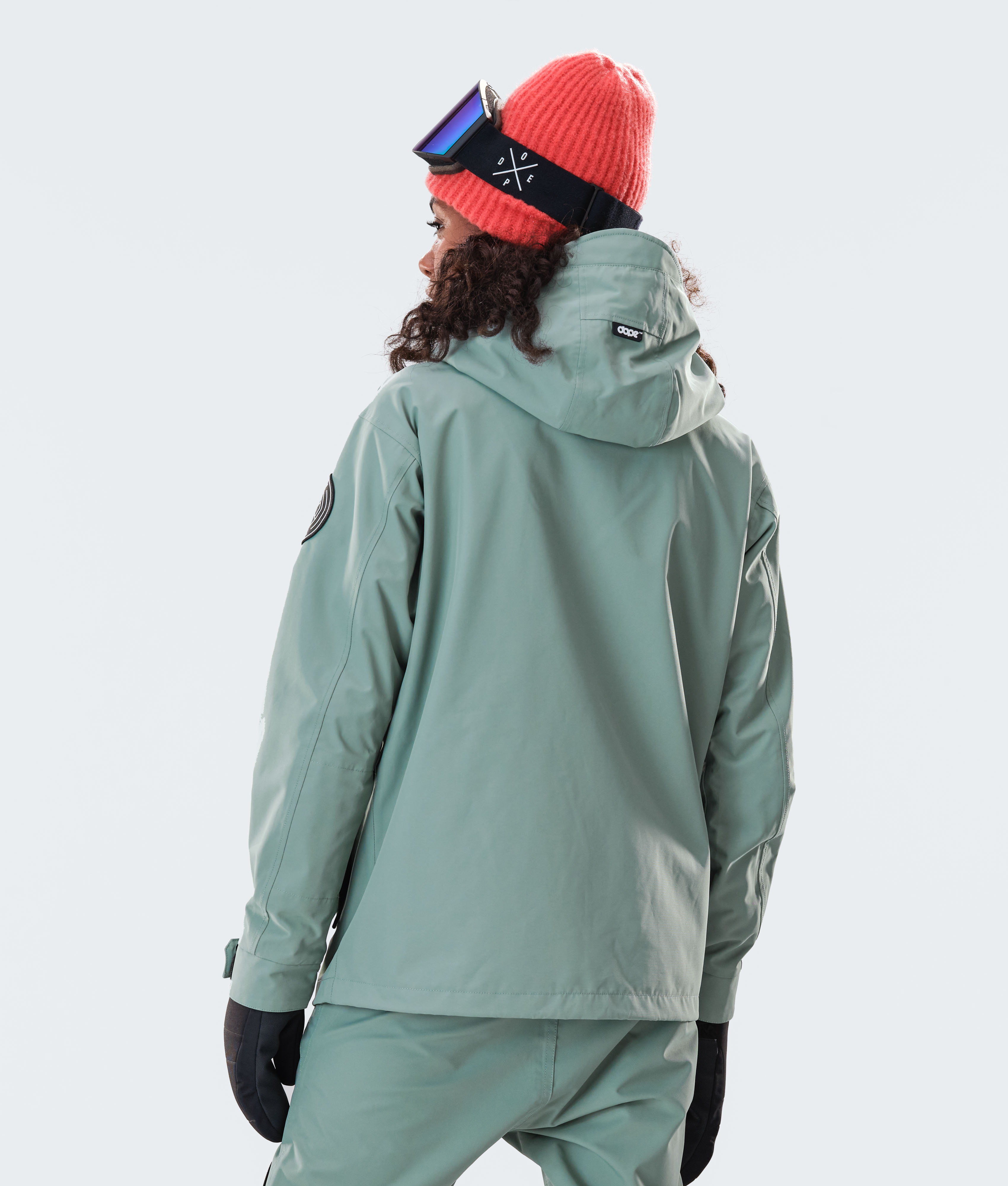 Dope Blizzard W Full Zip 2020 Snowboard Jacket Women Faded Green