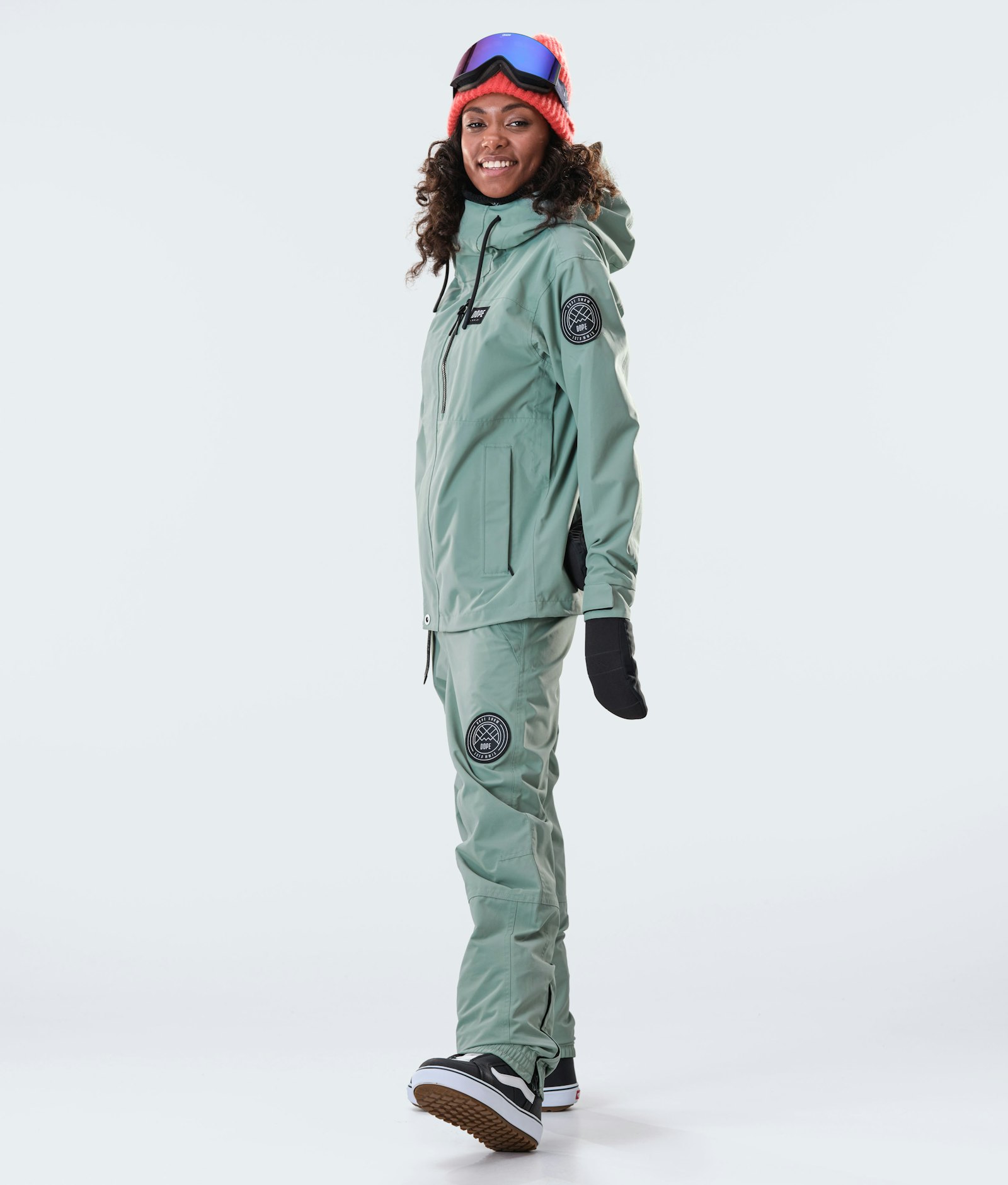 Blizzard W Full Zip 2020 Snowboard jas Dames Faded Green