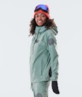Dope Blizzard W Full Zip 2020 Veste de Ski Femme Faded Green