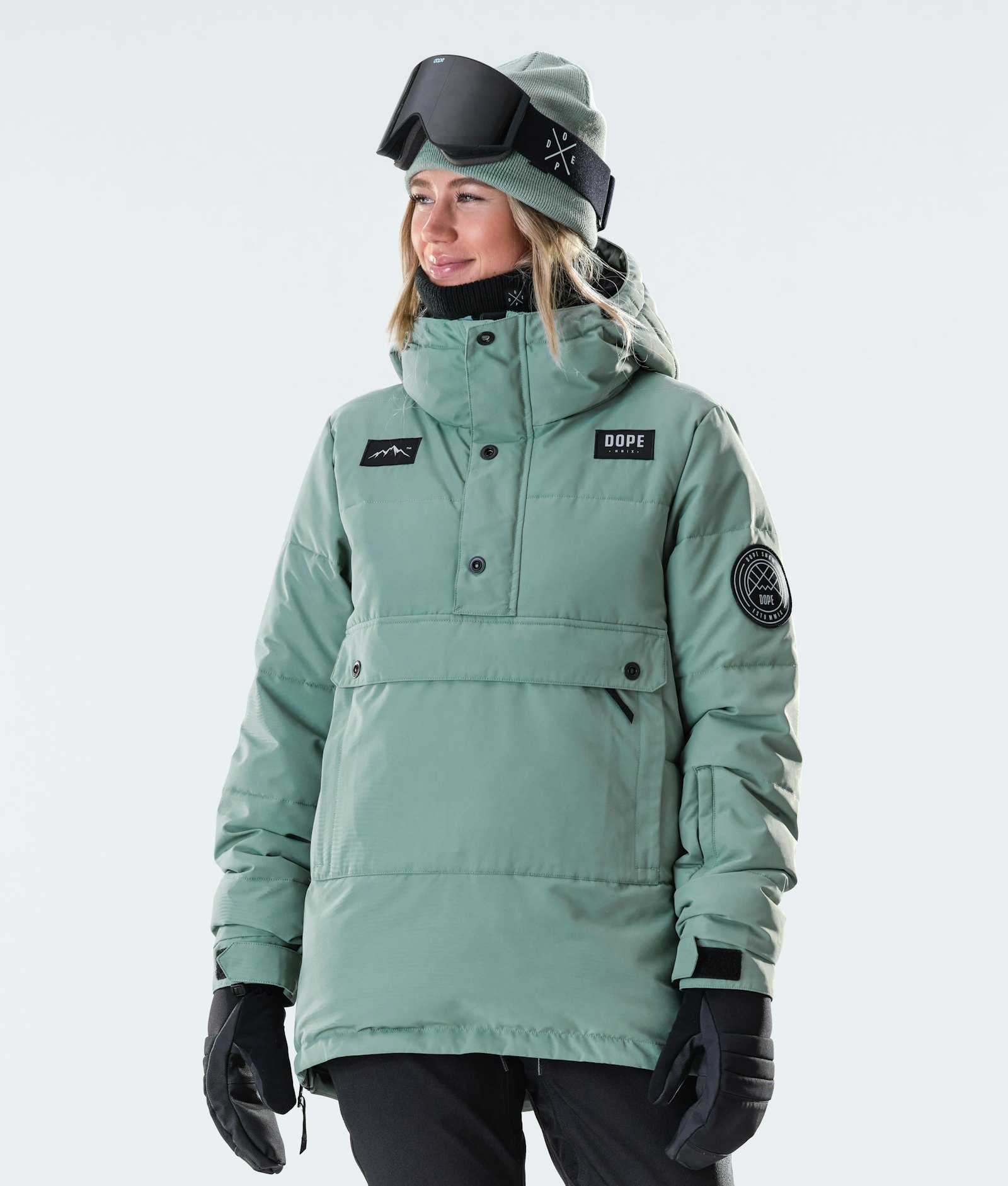 Puffer W 2020 Snowboard Jacket Women Faded Green