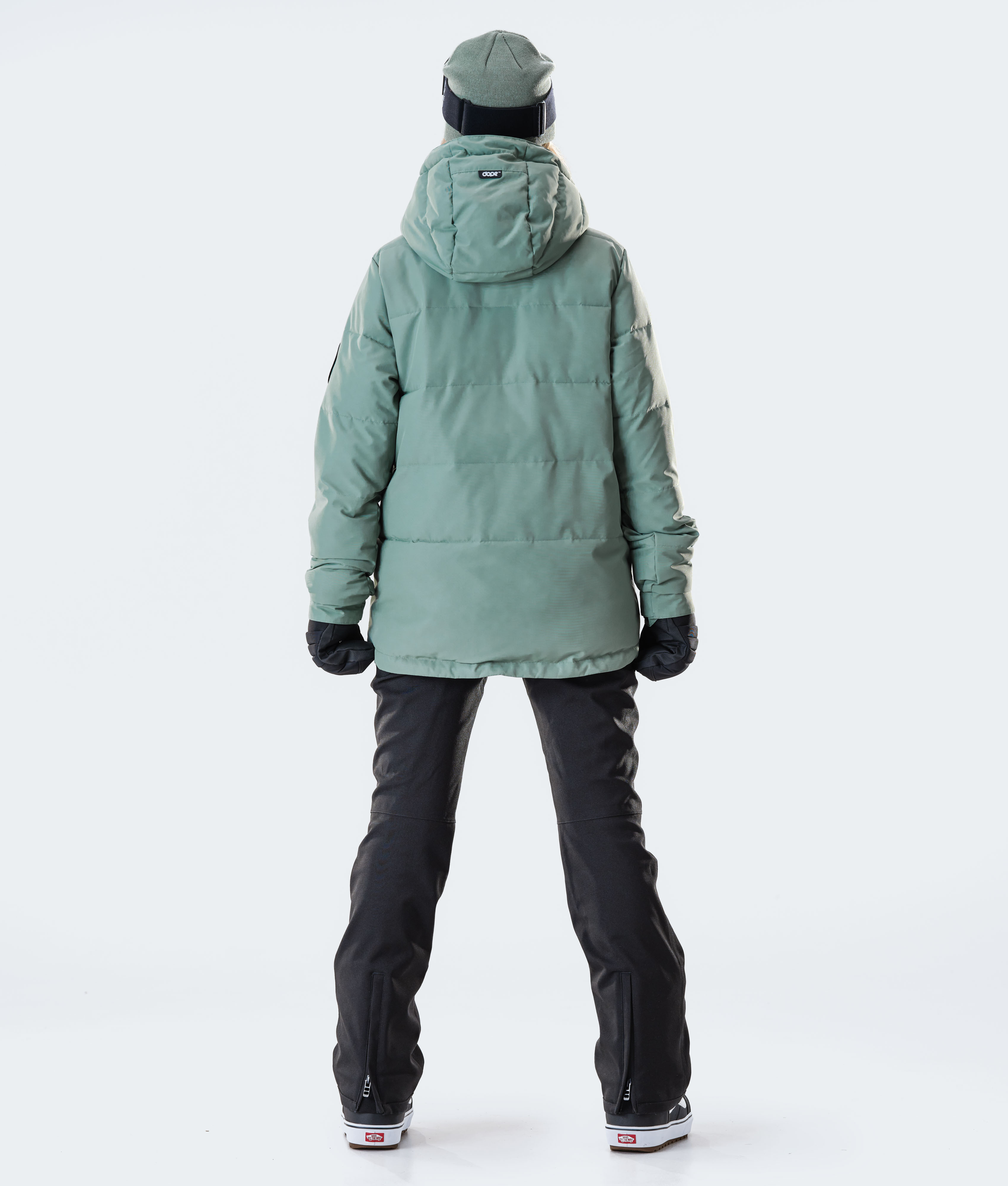 Puffer W Snowboard Jacket Faded Green