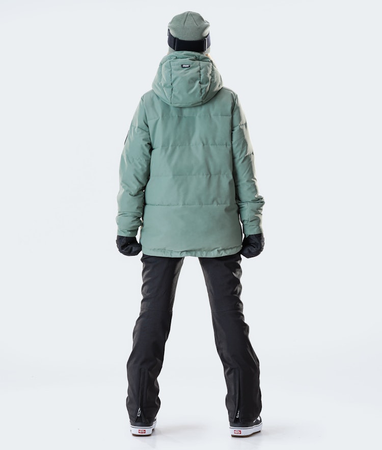 Puffer W 2020 Snowboard Jacket Women Faded Green, Image 6 of 6