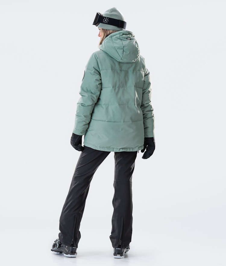 Puffer W 2020 Veste de Ski Femme Faded Green, Image 6 sur 6