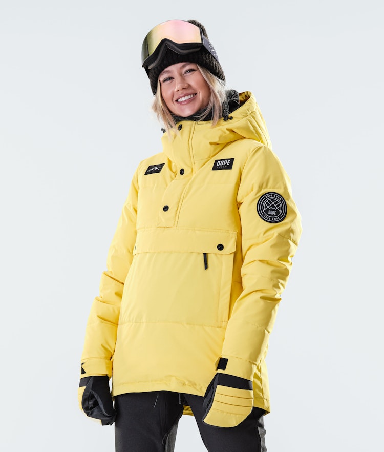 Puffer W 2020 Kurtka Snowboardowa Kobiety Faded Yellow, Zdjęcie 1 z 7
