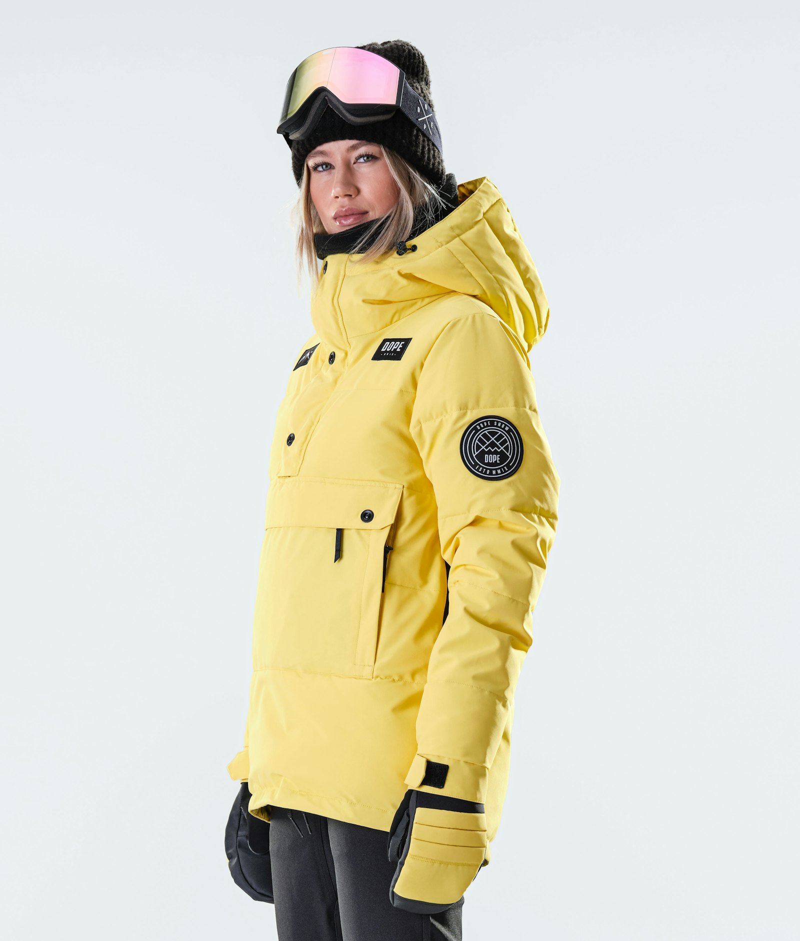 Puffer W 2020 Snowboardjakke Dame Faded Yellow